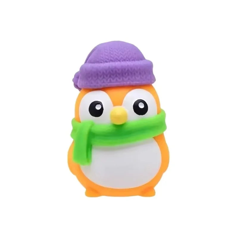 Glow-in-the-Dark Arctic Penguin Crunchy Squishy