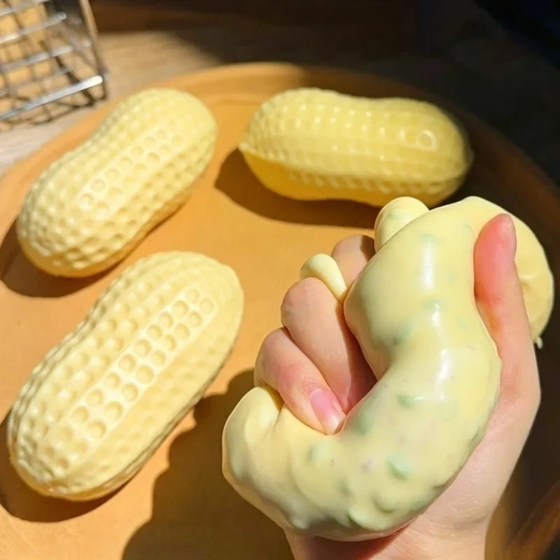Moldable Texture Peanut Squishy
