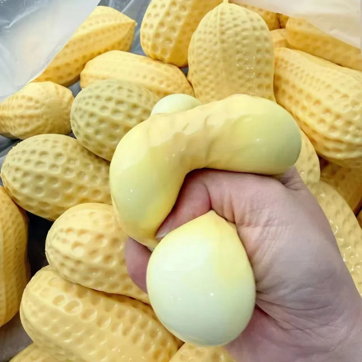 Moldable Texture Peanut Squishy